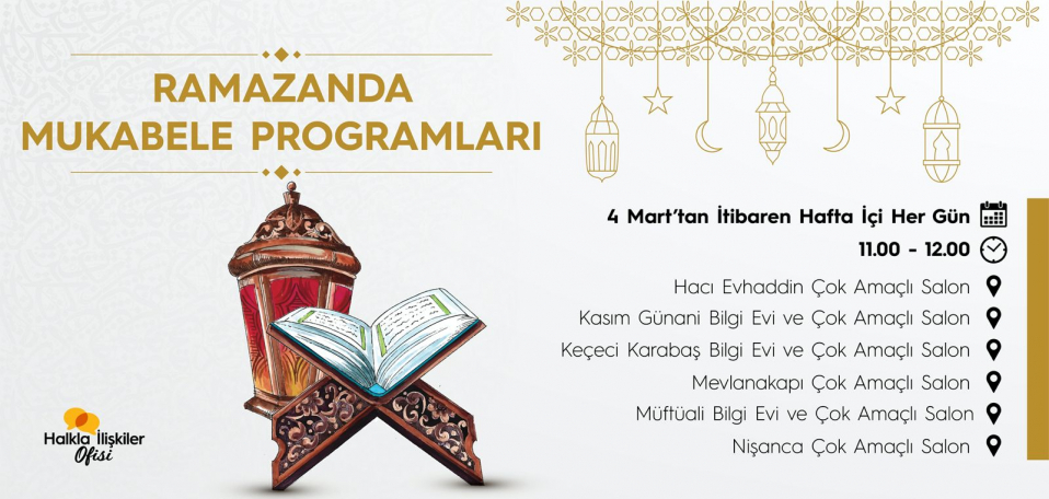 Ramazanda Mukabele Programları