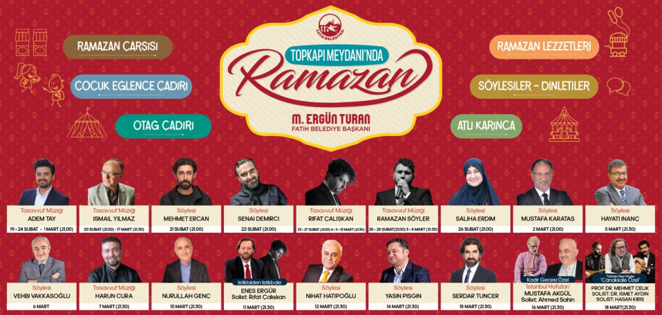Topkapı Meydanı'nda Ramazan Etkinlikleri Topkapı Meydanı'nda Ramazan Etkinlikleri
