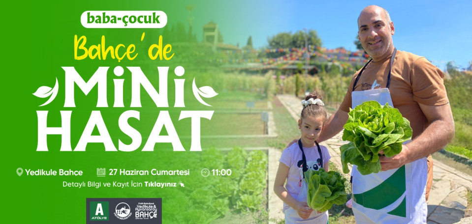 Bahçe'de Mini Hasat Bahçe'de Mini Hasat