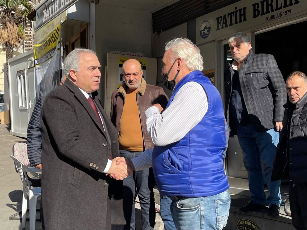 Başkan Turan Millet Yazma Eser Kütüphanesi ve Taksici Esnafını Ziyaret Etti