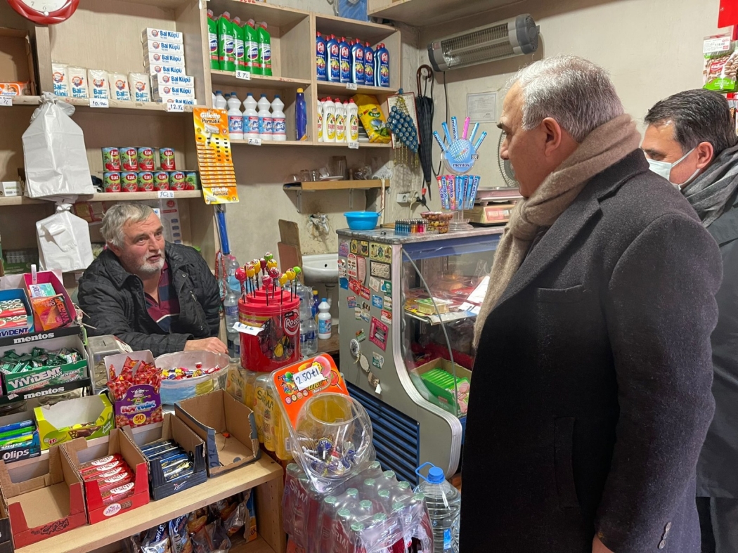 Başkan Turan Fatihli Esnafların Misafiri Oldu