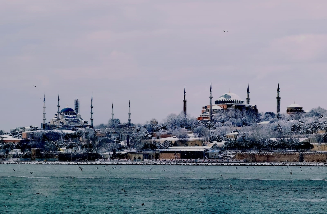 Fatih'ten Eşsiz Kar Manzaraları
