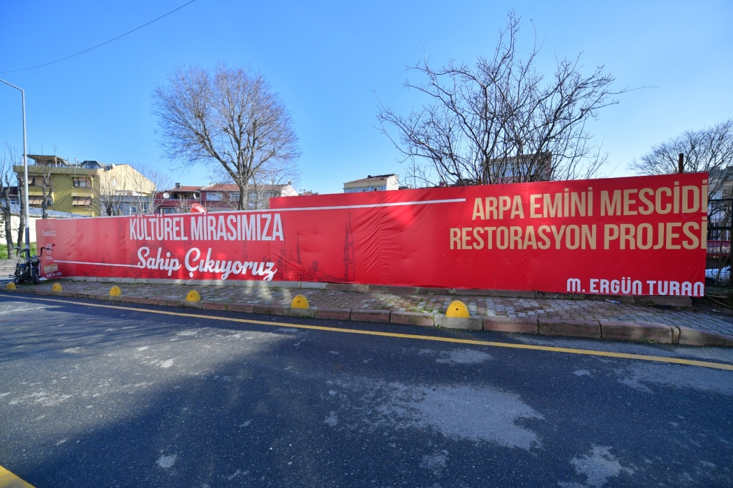 Arpa Emini Mescidi İhya Ediliyor