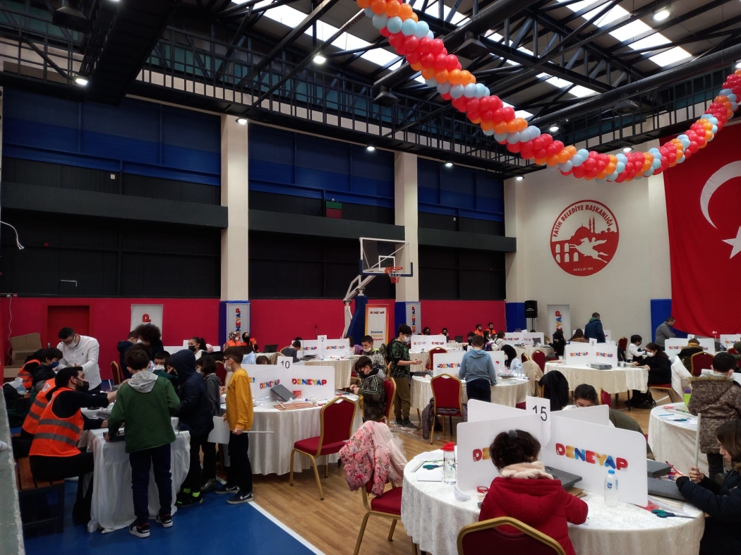 Öğrenciler Deneyap Uygulama Sınavında Ter Döktü