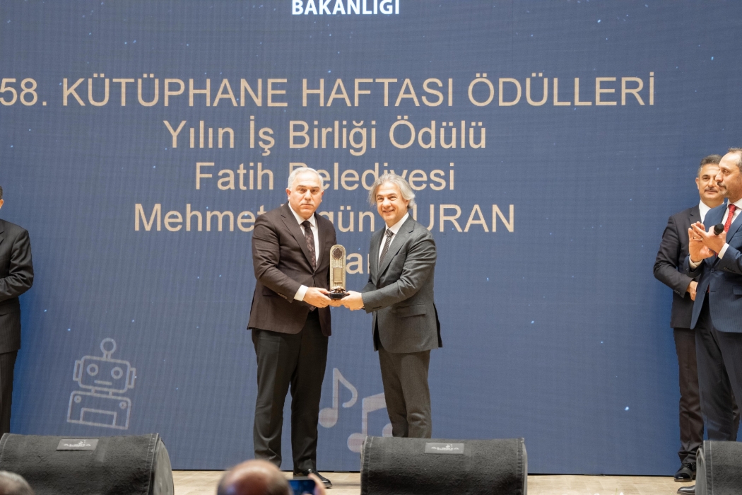 Kütüphane Haftası'nda Fatih Belediyesi'ne ‘Yılın İşbirliği' Ödülü