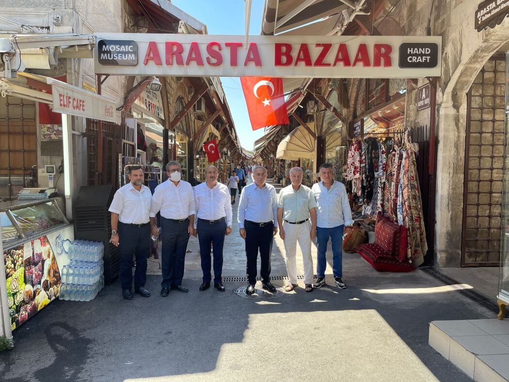 Arasta Bazaar esnaf ve vatandaş