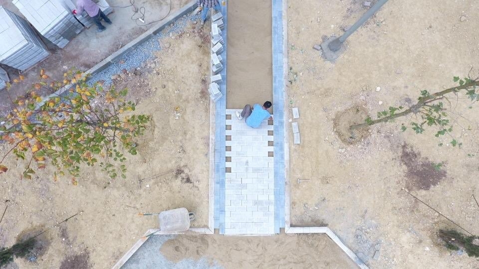 Cerrahpaşa Mahallesi Davud Paşa Camii Önünde Çocuklarımız ve Aileleri İçin Yapılan Park Çalışmamız Tüm Hızıyla Devam Ediyor