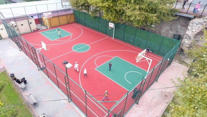 Çarşamba Çukurbostan Parkı Basketbol Sahaları Yenilendi