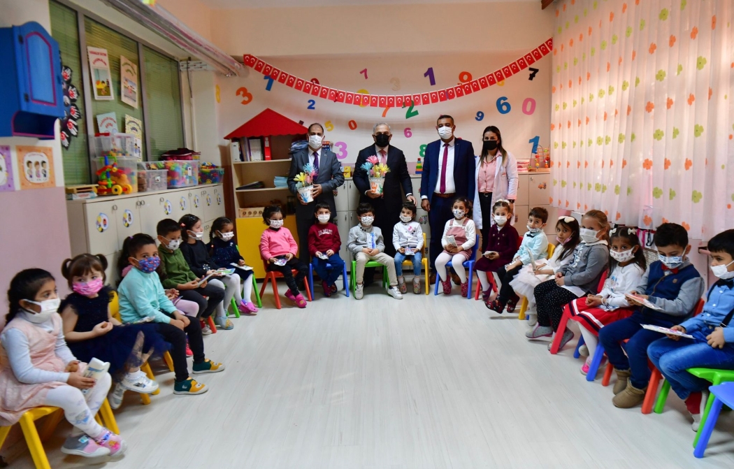 Melek Hatun ilkokulu ziyareti