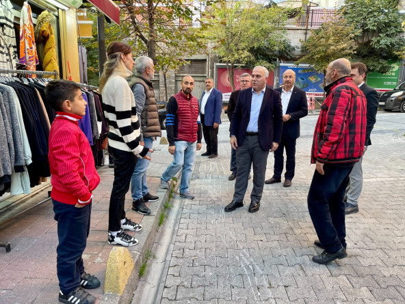 Başkan Turan Esnaf Ziyaretlerini Sürdürüyor