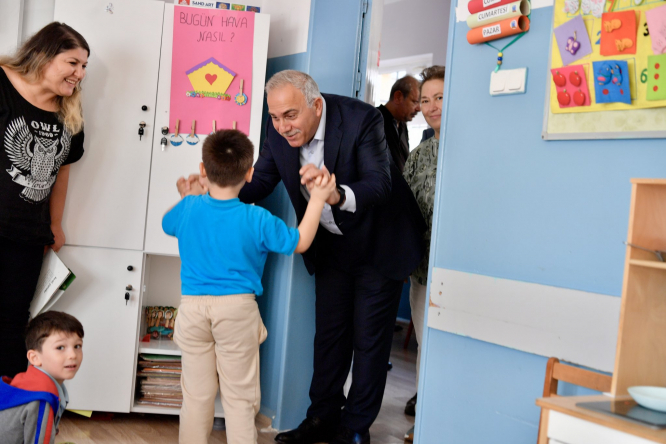 Başkan Turan Nişancı Mehmetpaşa İlkokulu'nu Ziyaret Etti