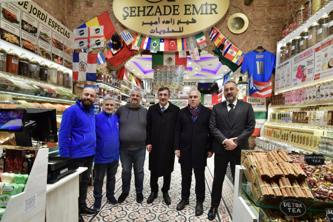Başkan Turan, Cumhurbaşkanı Yardımcısı Sn. Cevdet Yılmaz ve İstanbul Valisi Sn. Davut Gül ile Dünya Türk Kahvesi Günü Etkinliğine Katıldı