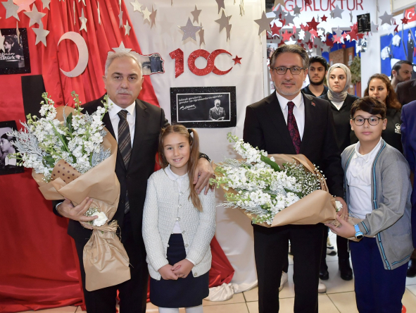 Başkan Turan Emin Ali Yaşin İlkokulu Öğrencileri ile Buluştu