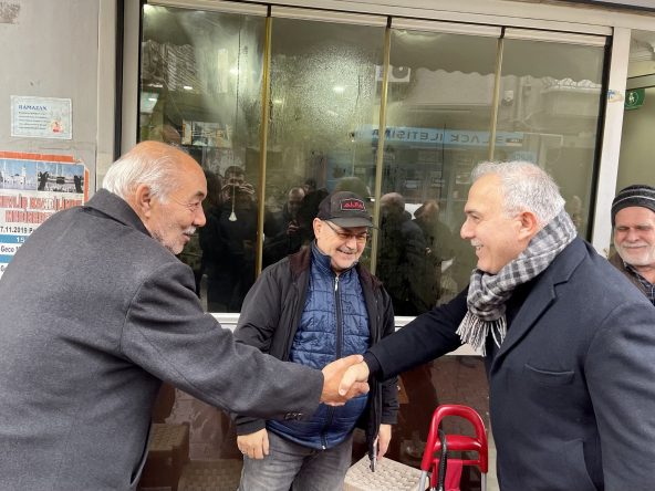 Başkan Turan Hırka-i Şerif Mahallesi'nde Vatandaşlarla Bir Araya Geldi