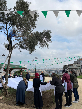 Fatihliler Ayvansaray Bahçe'deki Zeytin Hasadı Etkinliğinde Buluştu