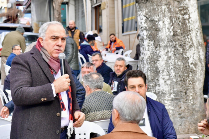 Başkan Turan Ali Kuşçu Mahallesi Esnafıyla Buluştu