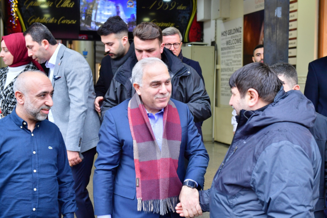 Gelinlikçiler Çarşısında Esnaf Buluşması
