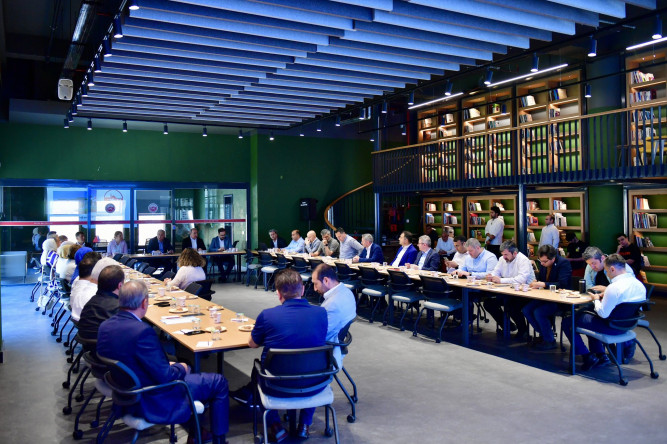 Stratejik Plan Süreci Bilgilendirme Toplantısı Başkan Turan'ın Katılımıyla Gerçekleştirildi