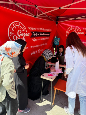 Sağlıklı Yaşam İçin FitFatih'in “Gezen Tartı” Projesi Karasurları Millet Bahçesi'nde Devam Ediyor