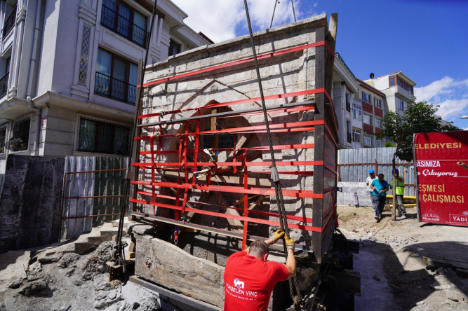 100. Tarihî Çeşmemiz Hacı Evliya Çeşmesi Yeniden Hayat Buluyor