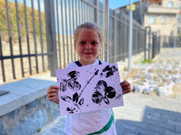 Ayvansaray Bahçe'de Botanik Baskı Atölyesi: Doğanın İzleri Sanata Dönüşüyor