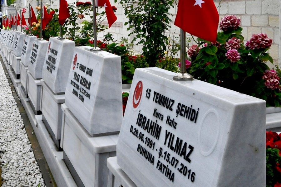 15 Temmuz Şehitliği'nde Anma Töreni Düzenlendi