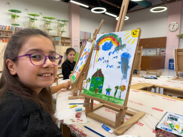 Sümbül Efendi FANÇO'da Çocuklarımız İçin Resim İstasyonu