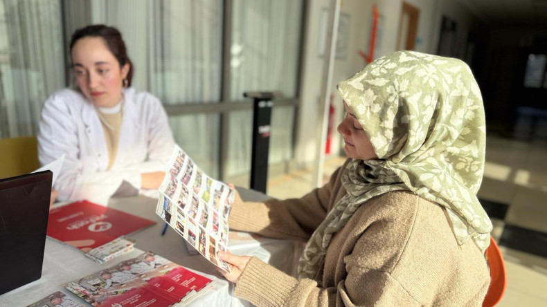 Sağlıklı Yaşamı Destekleyen Gezen Tartı Projemiz, TÜRGEV Kız Öğrenci Yurdu'nda!