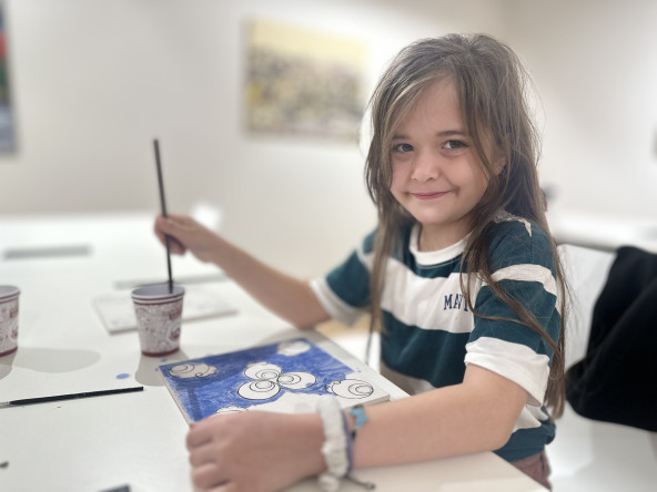 Minik Eller Kadırga Sanat Galerileri'nde Çintemaniyi Keşfetti, Desenlerle Buluştu