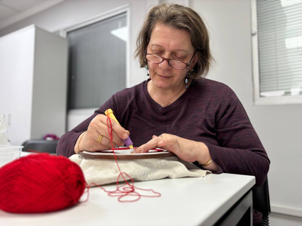 KARINCA El Emeği Eğitim Birimimizden Punch Sanatı Eğitimi