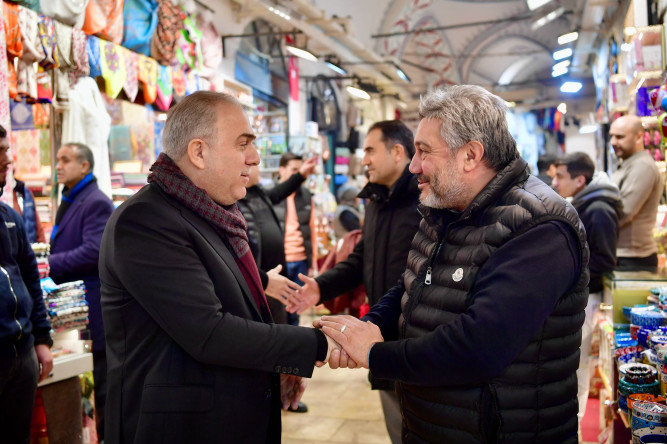 Gedikpaşa Caddesi Ve Kapalıçarşı Esnaf Ziyareti