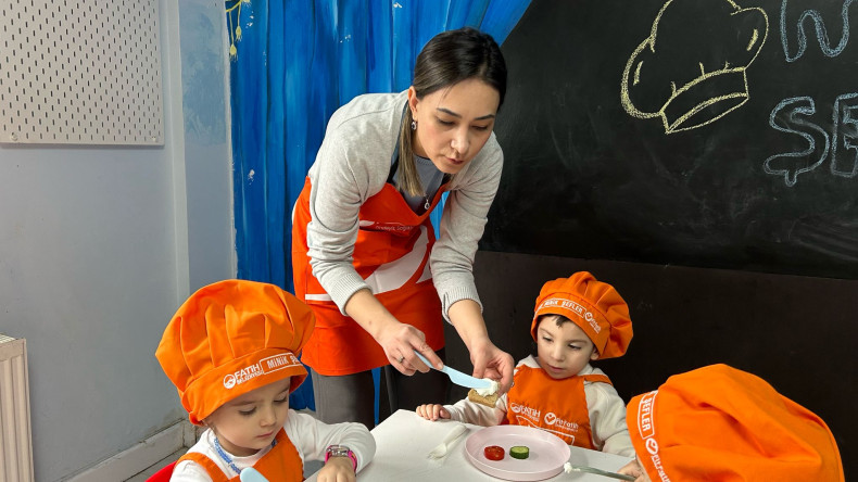 Özel Benekli At Anaokulu'nda Minik Şeflerimizle Eğitici ve Keyifli Bir Mutfak Yolculuğu