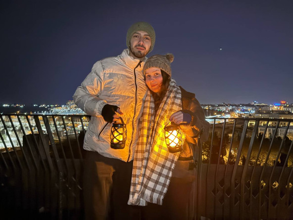 Tarihî Bir Gece: Karlar Altında Yedikule Hisarı'nda Fener Işığında Geçmişe Yolculuk