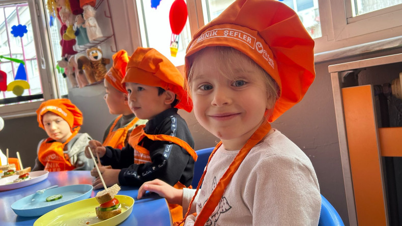 Özel Çiçek Bahçesi Anaokulu'nda Minik Şeflerimizle Hem Eğitici Hem Öğretici Mutfak Atölyesi