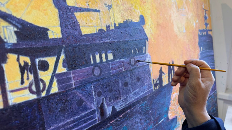 KARINCA El Emeği Eğitim Birimi ile Ayvansaray'da Resim Eğitimi: Cemal Toy Rehberliğinde Gençler Sanatla Bir Arada