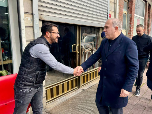 Başkan Turan, Mübarek Ramazan Öncesi Ali Kuşçu Mahallesi'nde Hemşehrileriyle Buluştu