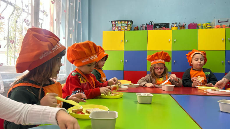 Kübra'nın Rüyası Anaokulu'nda Minik Şeflerimizle Keyifli ve Öğretici Mutfak Buluşması