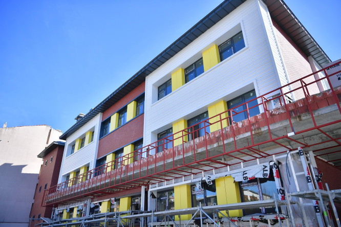 Başkan Turan, İstanbul Valiliğinin Koordinasyonunda Çalışmaları Tamamlanmak Üzere Olan Seyyid Ömer Anadolu Lisesi'ni İnceledi