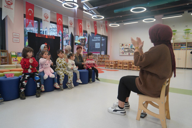 Miniklerimizle Çanakkale Ruhu Sümbülefendi Çocuk Kütüphanesi'nde Yaşatıldı