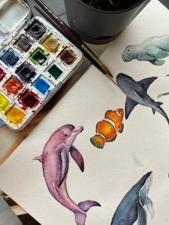 Ayvansaray Bahçe'de Suluboya ile Sanatın İzinde