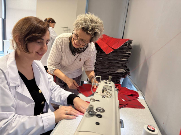 THY ve KARINCA El Emeği Eğitim Birimi'nden Sürdürülebilirlik Odaklı Örnek Bir Proje: Kullanılmış Malzemeler Ürüne, Ürünler Umuda Dönüşüyor