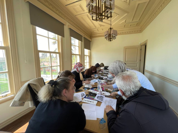 Bâlâ Külliyesi Muvakkithânesi'nde Gerçekleşen Mimari Çizim Programıyla Geleneksel Teknikler Fatih'te Canlanıyor