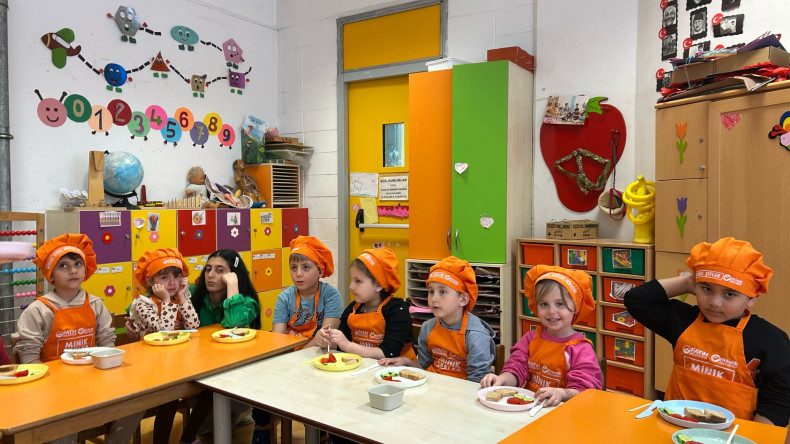 Şehit Vedat Kara İlköğretim Okulu Anaokulu'nda Minik Şeflerimizle Keyifli ve Eğitici bir Mutfak Buluşması