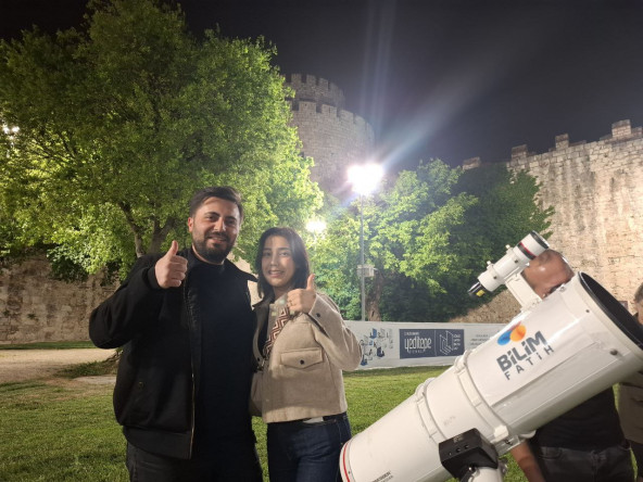 Yedikule Hisarı'nda Tarih ve Bilim Buluşması: Bilim Fatih'ten Ay Gözlemi Etkinliği