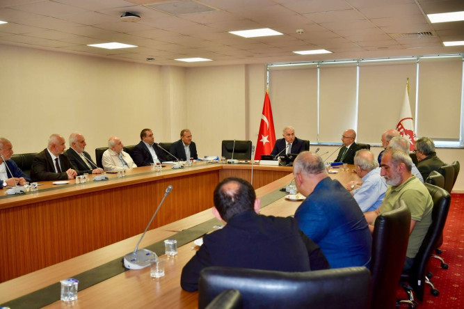 1. Bölge Mahalle Muhtarları İstişare Toplantısı, Başkan Turan'ın Katılımıyla Gerçekleştirildi