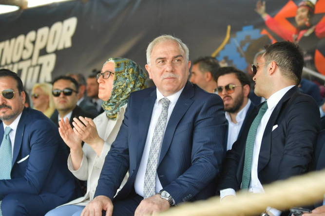 Başkan Turan, Dünya Etnospor Konfederasyonu Başkanı Bilal Erdoğan'ın Katılımıyla Gerçekleşen 7. Etnospor Kültür Festivali Açılışındaydı