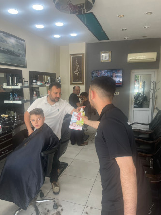 Halkla İlişkiler Ofisimizden Berber Esnafına Nezaket Dolu Ziyaret ve Kolonya Hediyesiyle Gönül Bağı