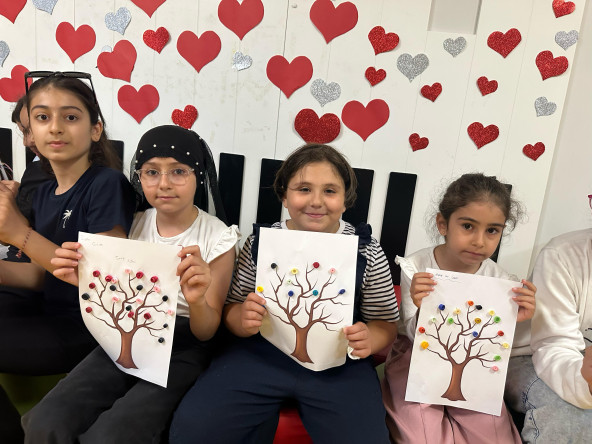 Kariye Çocuk Kütüphanesi'nde Düzenlenen Quilling Etkinliği, Miniklerimizin Hayal Gücüyle Buluştu