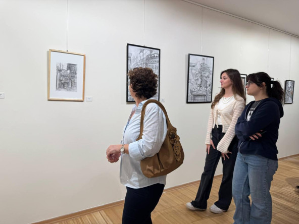 Fatih Sanat Akademisi Resim Bölümü Eğitmen ve Öğrencilerinin Kadırga Sanat Galerileri'ndeki “İz Eşiği” Sergisi Sanal Turla Erişime Açıldı