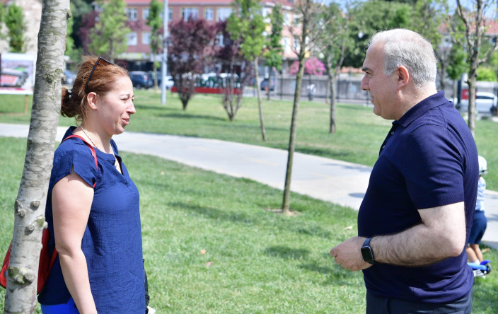 Başkan Turan, Karasurları Millet Bahçemizde Hemşehrileriyle Buluştu